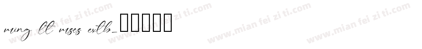 ming lt mscs extb字体转换
